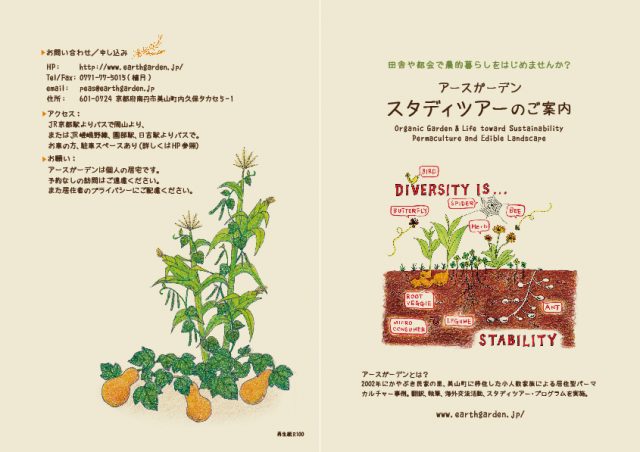 パーマカルチャーパンフレット制作